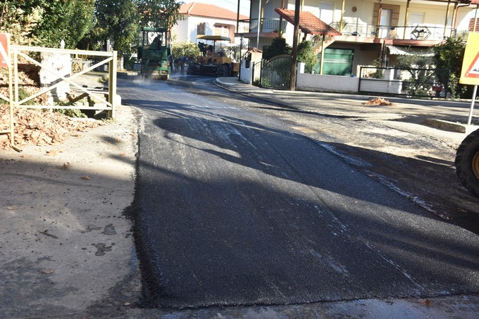 Ασφαλτοστρώσεις στην Τοπική Κοινότητα Κοπανού